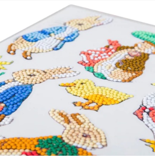 Craft Buddy CAMK-PBRT01 Crystal Art Sticker Set Peter Rabbit