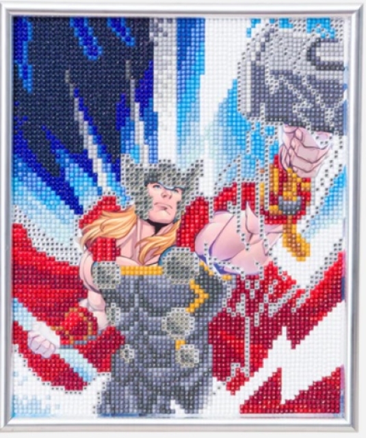 CAM-MCU931 Crystal Art Framed Picture Kit 21 x 25 cm Thor