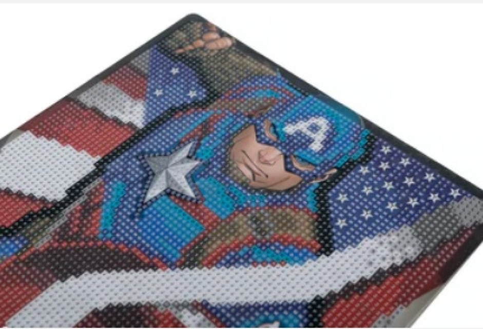CAM-MCU930 Crystal Art Framed Picture Kit 21 x 25 cm Captain America