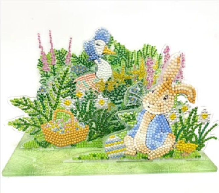 Craft Buddy CA-SCKT5 Crystal Art 3D Scene Peter Rabbit
