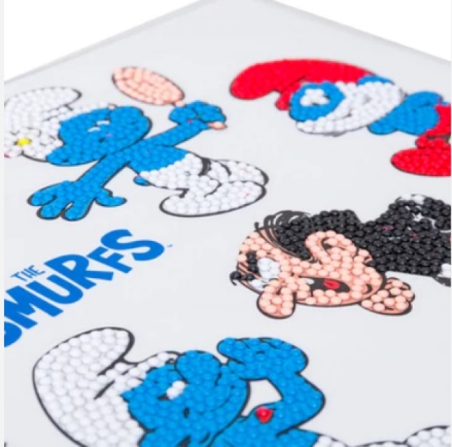 Craft Buddy CAMK-SMRF560 Crystal Art Sticker Set Smurf