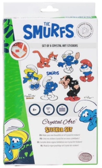 Craft Buddy CAMK-SMRF560 Crystal Art Sticker Set Smurf