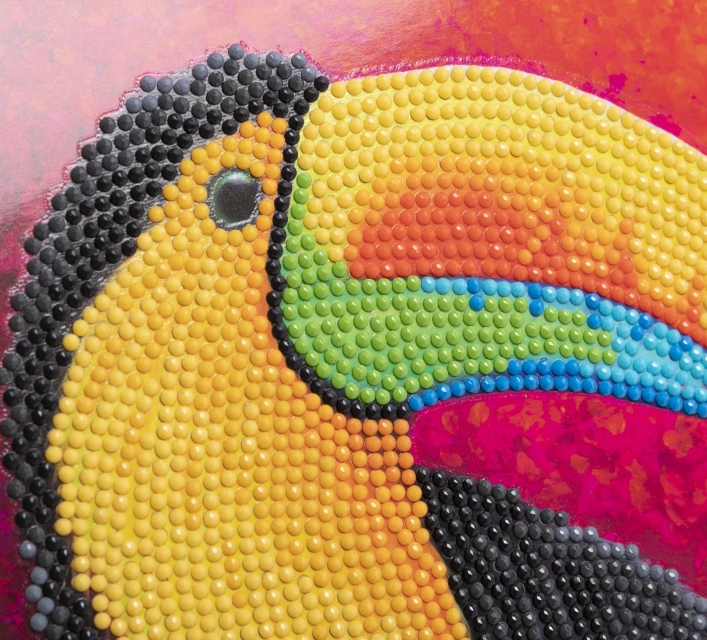 Craft Buddy CCK-A117 Crystal Art Card 18 x 18 cm Toucan