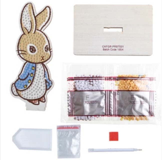 Craft Buddy CAFGR-PRBT001 Crystal Art Buddy Peter Rabbit