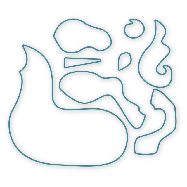 Crafters Edge Stanzform Set Einhorn