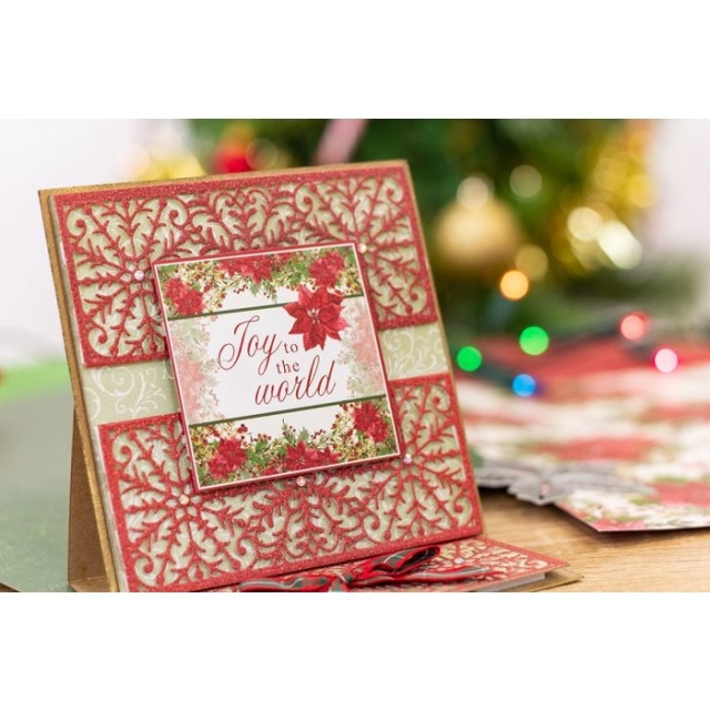 Crafters Companion Poinsetta Perfection Snowflurry Die