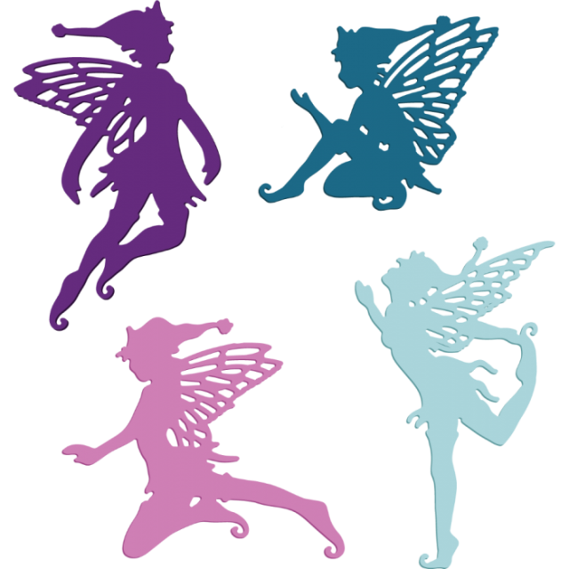 Crafters Companion Enchanted Christmas Festive Fairies Dies