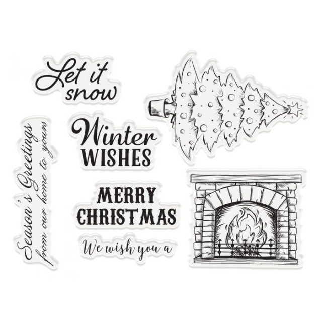 Crafters Companion Christmas Window Stamp & Die