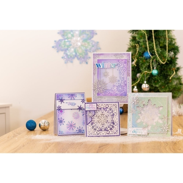 Crafter's Companion Glittering Snowflakes A4 Luxury Mixed Card Pack
