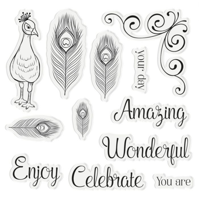 Crafter's Companion Proud as a Peacock Stamp & Die