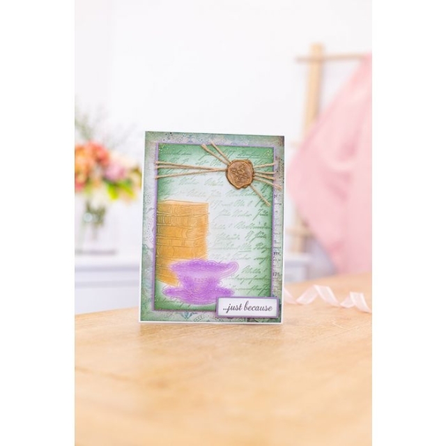 Crafters Companion Embossing Folder Vintage Diary Dear Diary