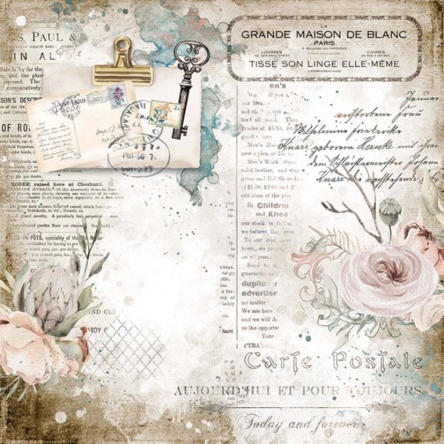 Crafter's Companion Vintage Diary 6 x 6 Inch (15,24 cm) Paper Pad
