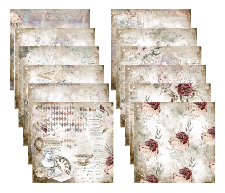 Crafter's Companion Vellum Pad 12 x 12 inch Vintage Diary