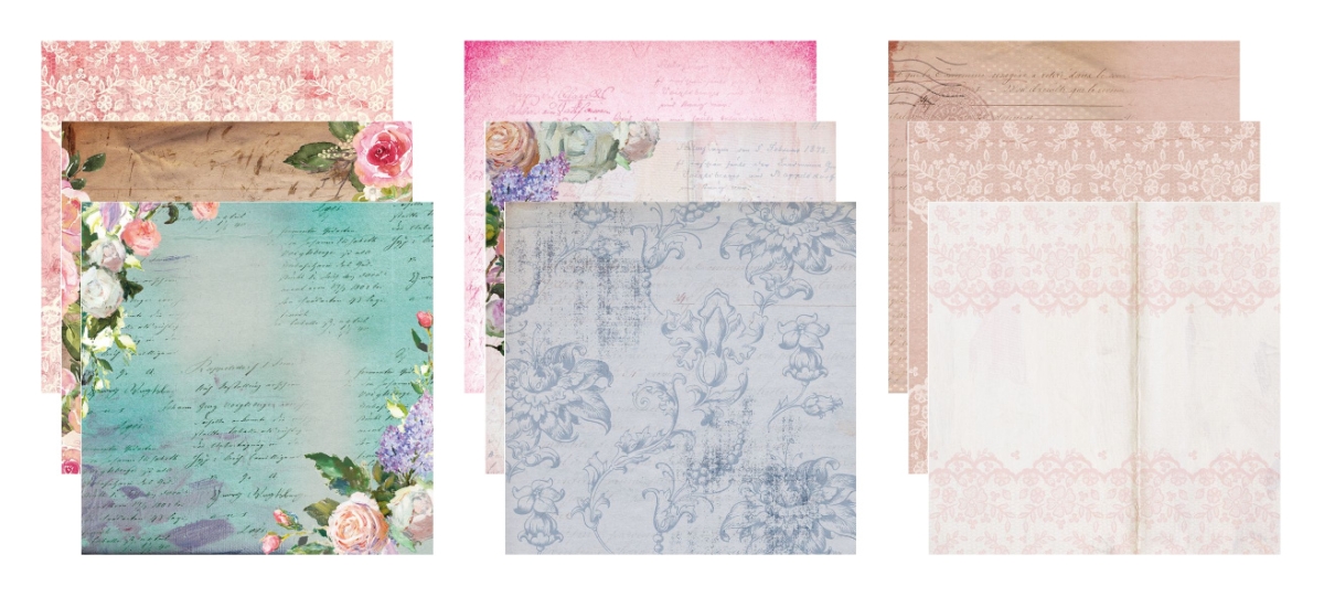 Crafter's Companion Paper Pad 12 x 12 inch Letters from the Heart