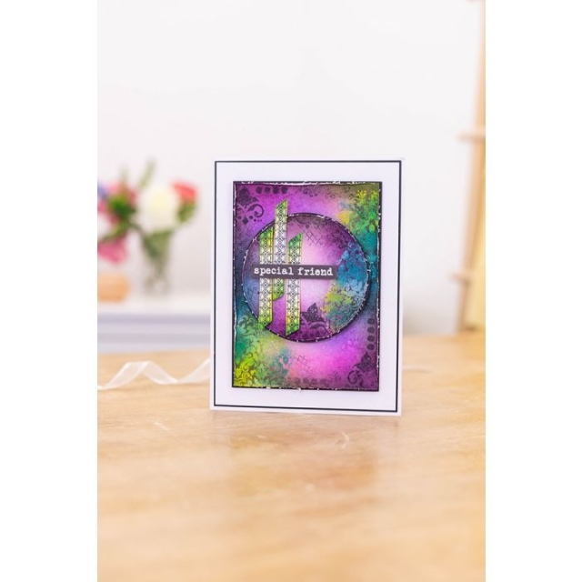 Crafters Companion Clear Stamps Stempel Textured Opulence