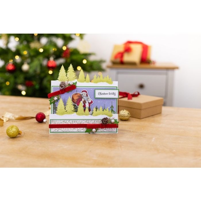 Crafters Companion Clear Stamp Transparenter Stempel Twas the Night Before Christmas St. Nicholas