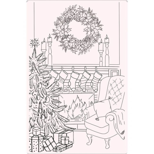 Crafters Companion Clear Stamp Transparenter Stempel A Cosy Christmas