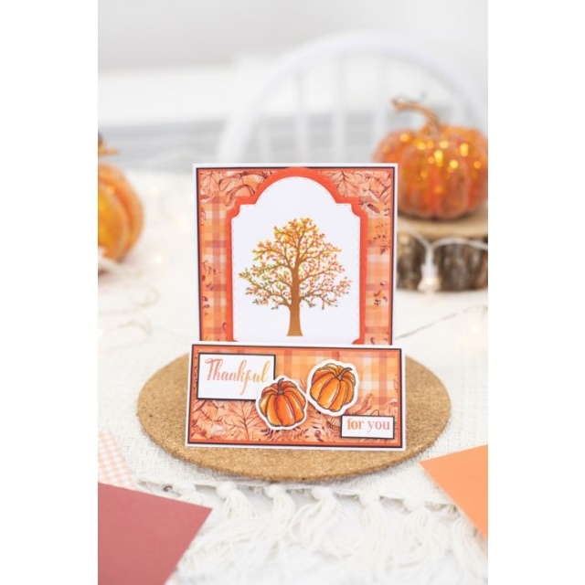Crafters Companion Clear Stamp Transparenter Stempel Autums Blessings Collection Autumnal Tree