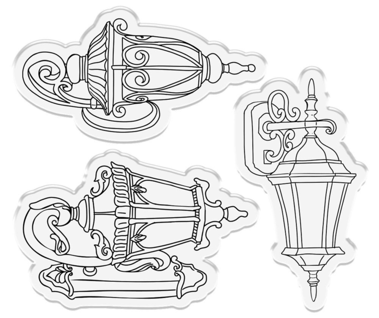 Crafter's Companion Country Lane Stamp & Die Stempel und Stanzschablone Dusk Till Dawn