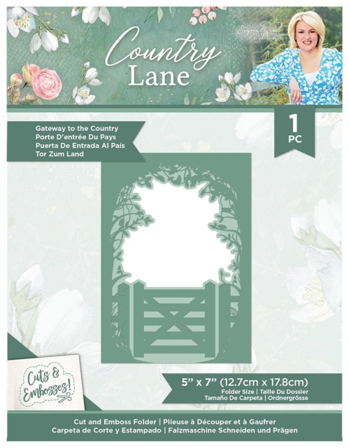 Crafters's Companion Country Lane Cut and Emboss Folder Gateway to the Country