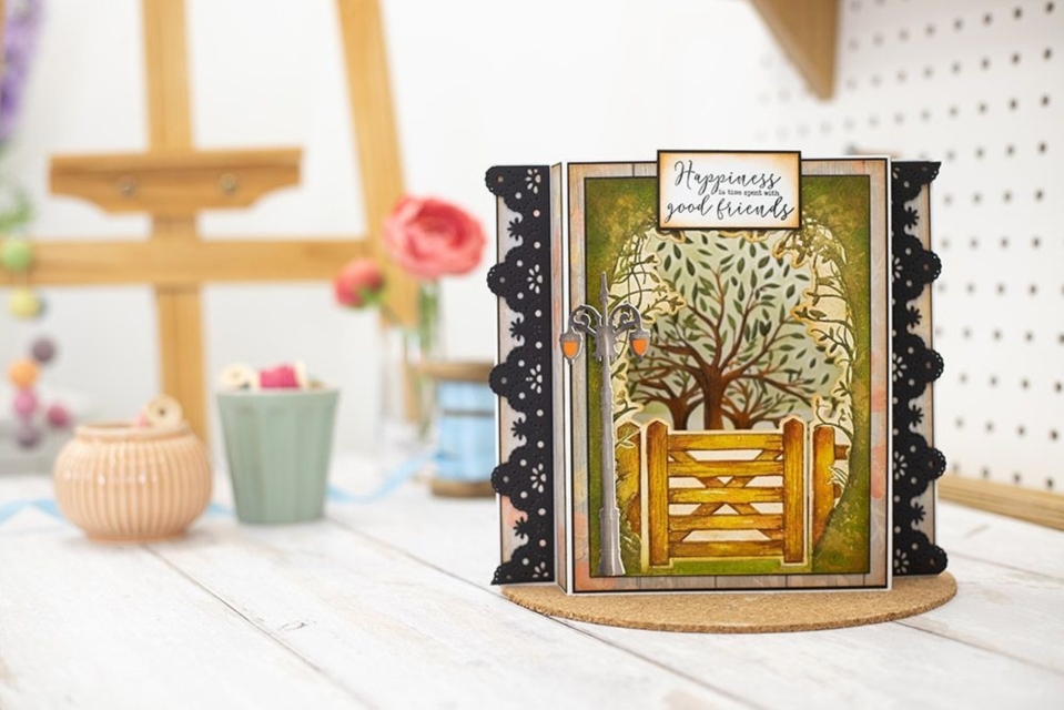 Crafters's Companion Country Lane Cut and Emboss Folder Gateway to the Country