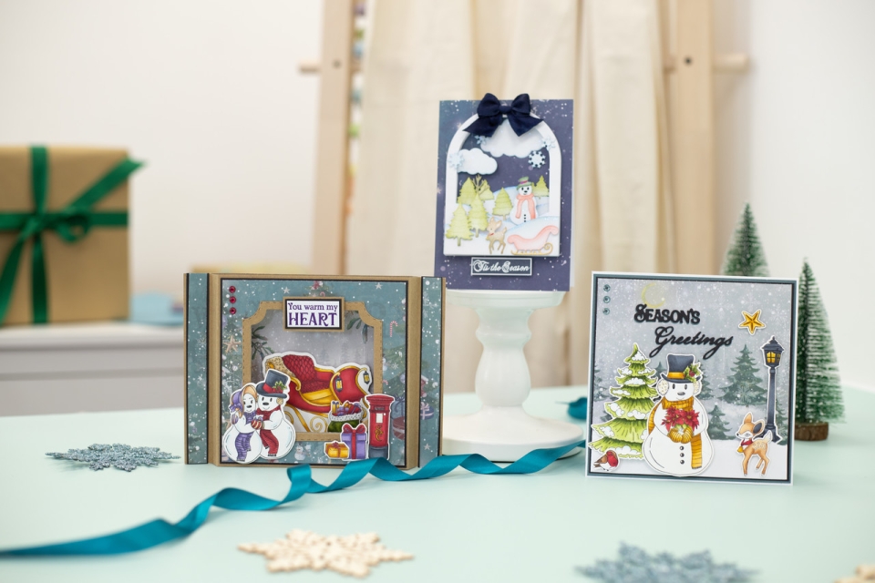 Crafter's Companion 12 x 12 Inch (30,5 cm) Paper Pad Vintage Snowman