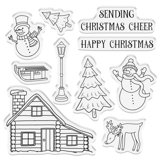 Crafter's Companion Celebrate the Season Clear Stamp Home for the Holiday