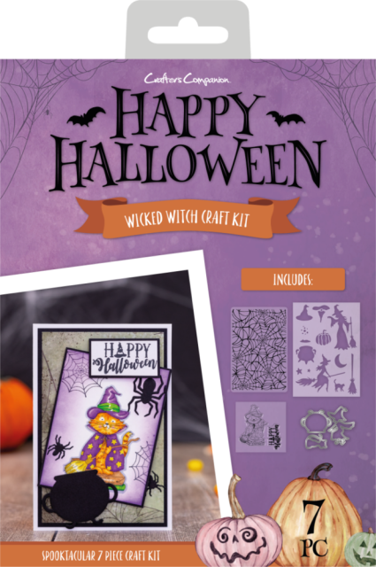 Crafter's Companion Happy Halloween Craft Kit Wicked Witch