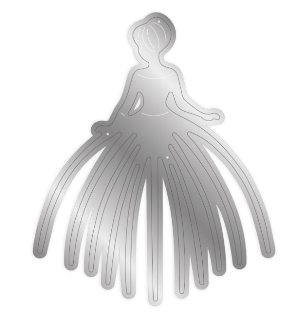 Crafter's Companion Once Upon a Time Metal Die Princess Silhouette
