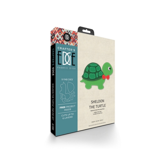Crafters Edge Stanzform Set Sheldon die Schildkröte