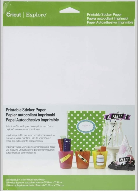 Cricut Printable Sticker Paper