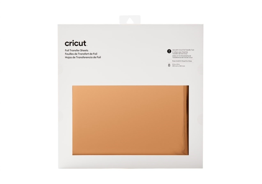 Cricut Foil Transfer Sheet 30 x 30 cm Rose Gold