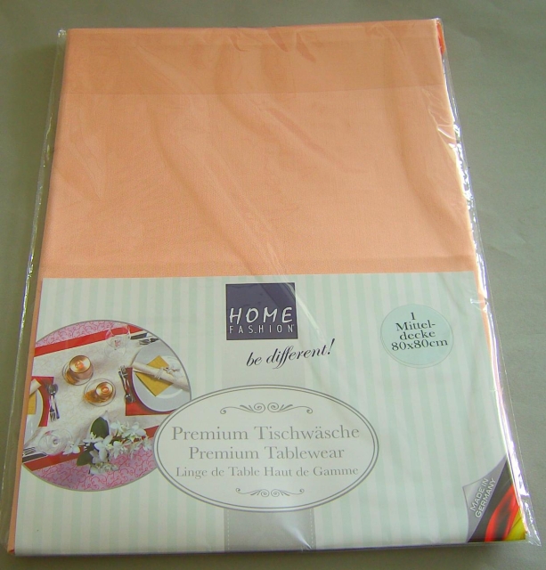 Home Fashion Damast Mitteldecke 80 x 80 cm