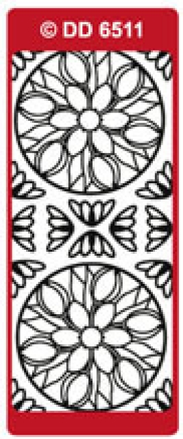 Match-It Sticker Tulpen mandala gold