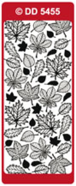 Reddy Stickerbogen 10 x 23 cm Herbstblätter gold