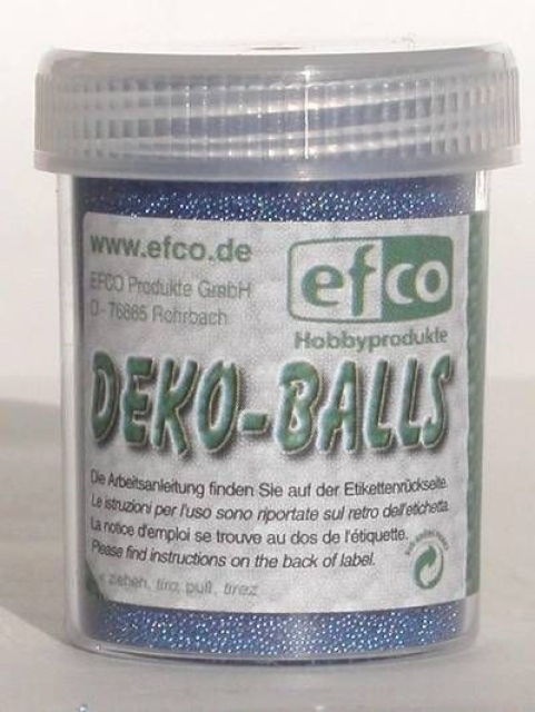 Deko-Balls transparent 0,5 mm 50 Gramm blau