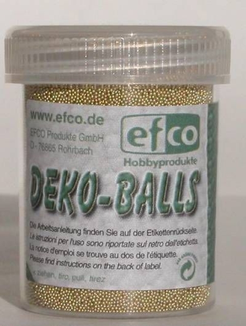 Deko-Balls transparent  0,5 mm 50 Gramm mango