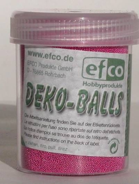 Deko-Balls pink metallic  0,5 mm 50 Gramm
