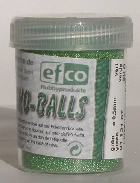 Deko-Balls transparent  0,5 mm 50 Gramm grün