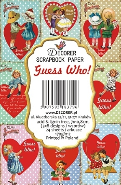 Decorer Guess Who Paper Pack