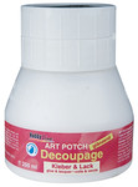 Hobby Line ART POTCH Decoupage Kleber und Lack 250 ml glänzend