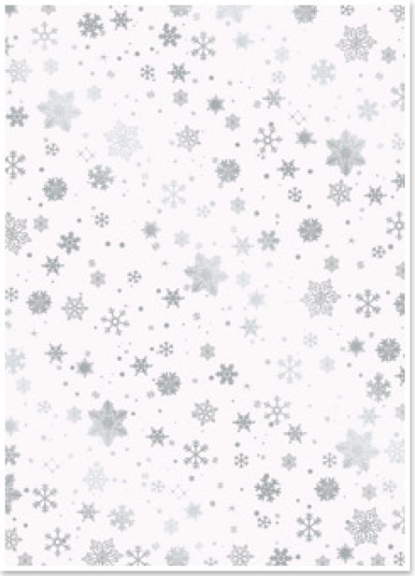 Reddy Cards Deko-Karton Weihnachten grau, silber-laminiert
