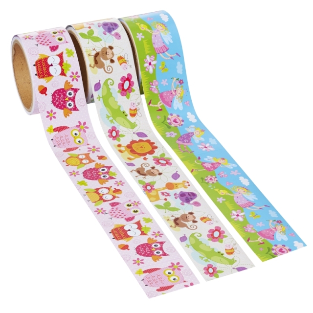 Design-Klebeband 50 mm breit Eulen