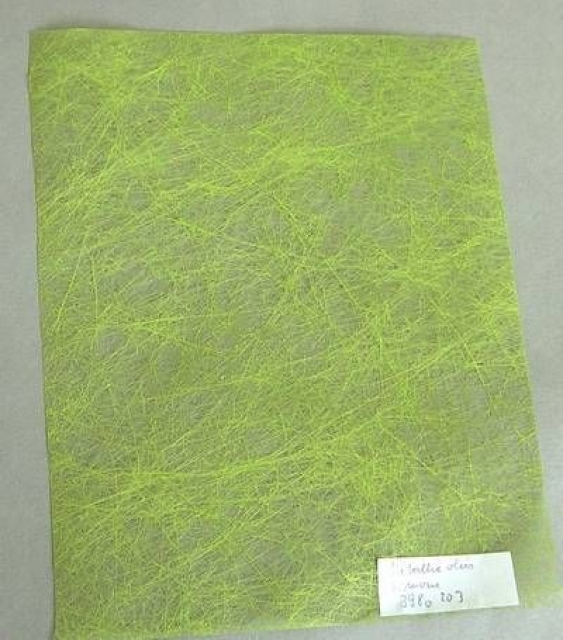 Metallicvlies 25 cm pro Meter limone