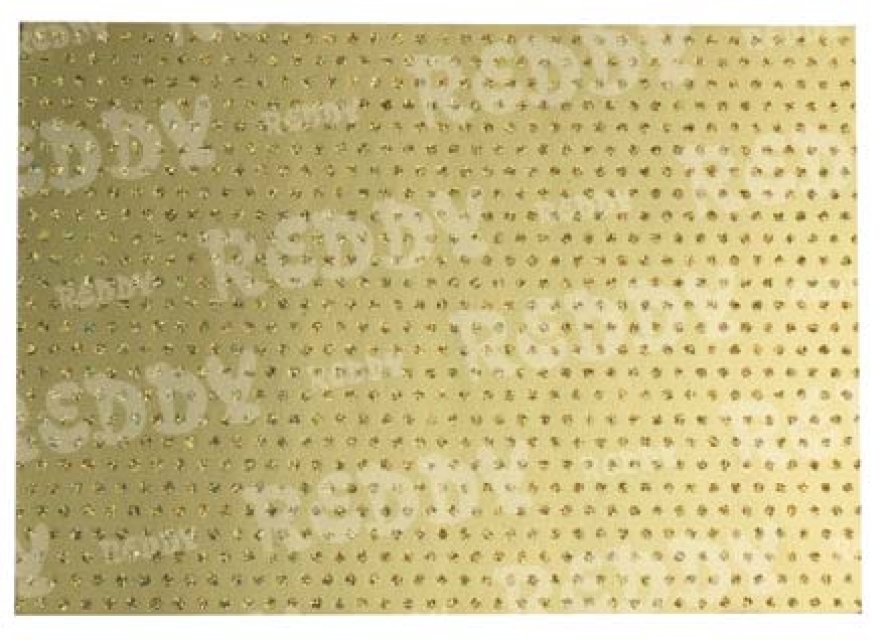 Reddy Glitter-Diamantkarton gold mit goldenen Punkten