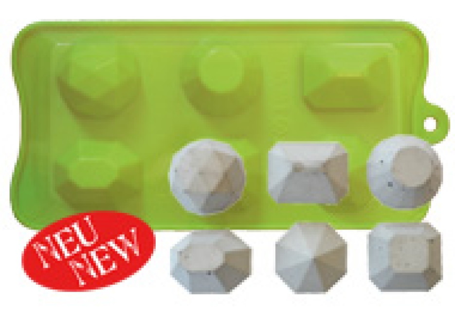 VIVA Decor Schokoladen-Gießform Diamond aus Silikon