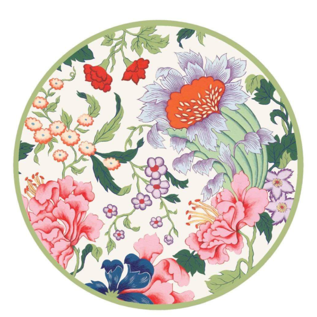 Caspari Tischset Diecut Ivory Gilded