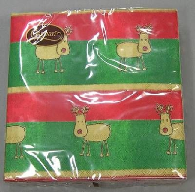 CASPARI Serviette pro Stück Rudie green