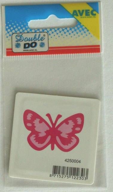 AVEC Double Do Schneideschablone Schmetterling pink