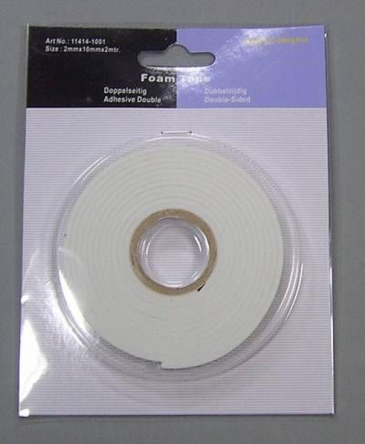 Efco Doppelseitiges Abstands Klebeband 10 x 2 mm x 2  Meter